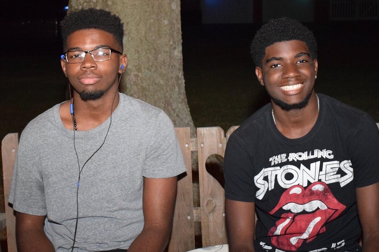 Harold and his younger brother. Probably the root of everything thats wrong with one another.